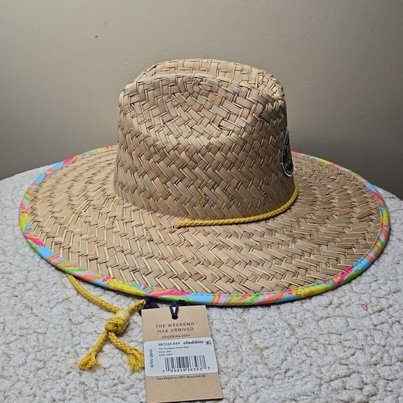 NWT Chubbies Straw Hat The Hooligan - Picture 2 of 6